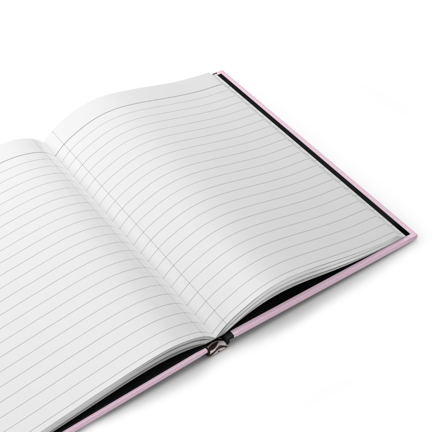 Hardcover Journal — “(Cool Girl) Monologue” Pastel Pink Notebook for Self-Reflection & Gift